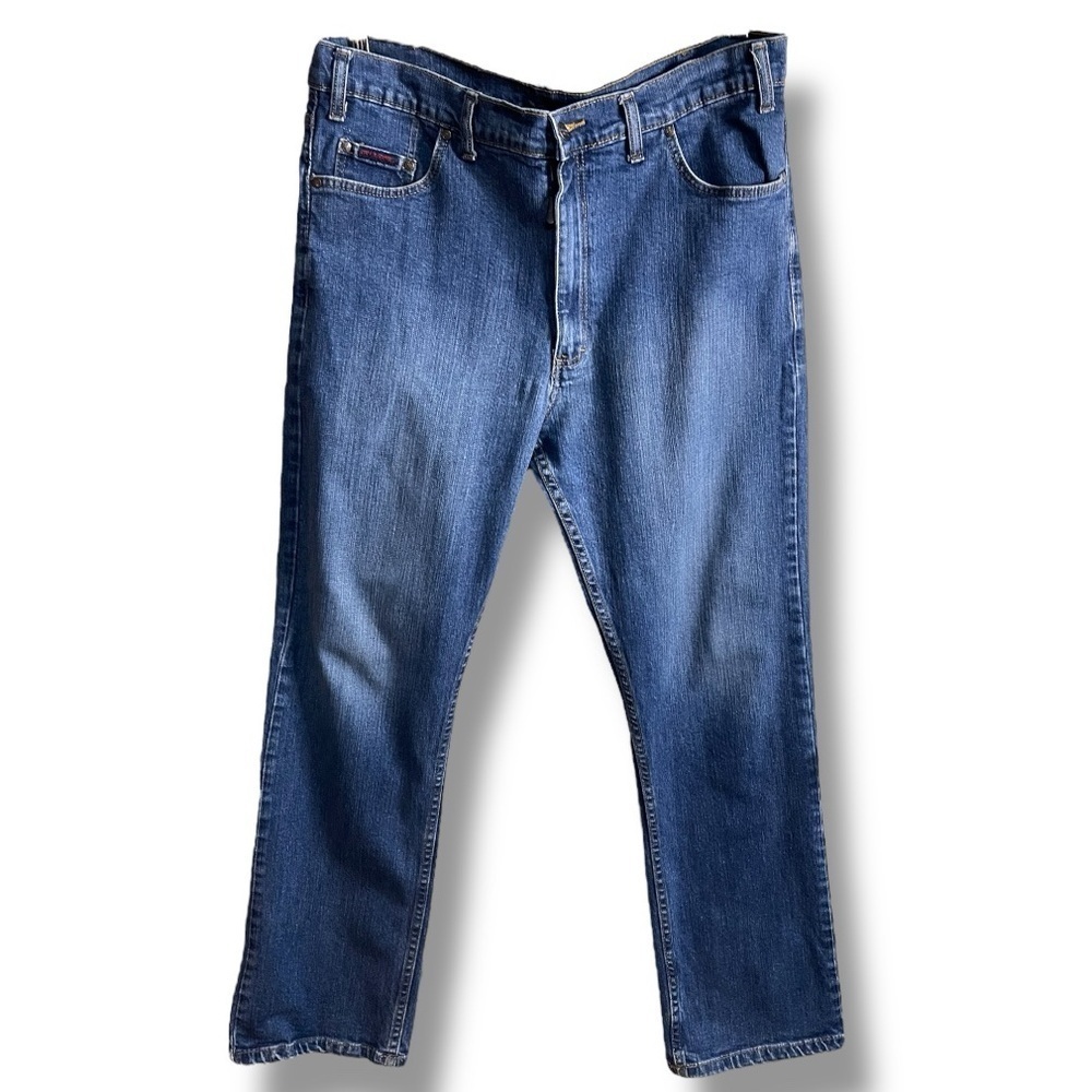 Grand River Medium Stone Stretch Traditional Straight Cut
Jeans 38/30